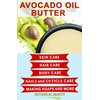 Botanical Beauty AVOCADO OIL BUTTER 100% Pure Natural VIRGIN UNREFINED Cold-Pressed 8 Fl oz 240 ml for Face, Skin, Body, Hair, Lip, Nails. Rich in Vitamin E, Omega 3, Omega 6