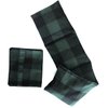 Microwavable Heating Pad with Washable Bag (Dark Green Plaid w/Bag)