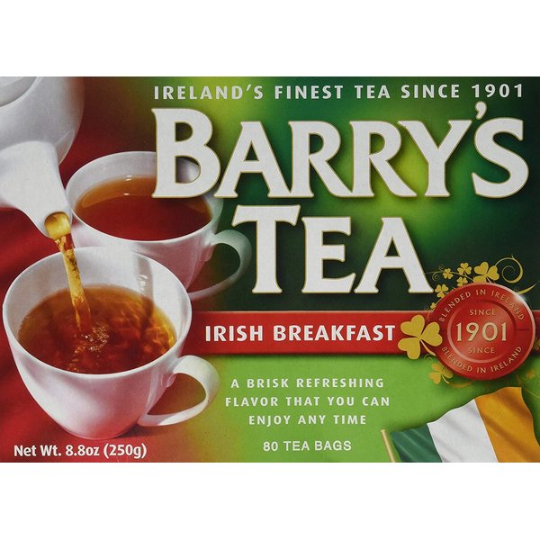 Barry's Irish Breakfast Tea, 80-Count Tea Bags (Pack of 3)