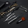 Professional Hair Shears Thinning Scissors Set, Fcysy Barber Shears Hair Cutting Scissors Kit, Hairdresser Texturizing Scissors Hair Trimming Scissors Barber Straight Edge Razor Salon Supplies