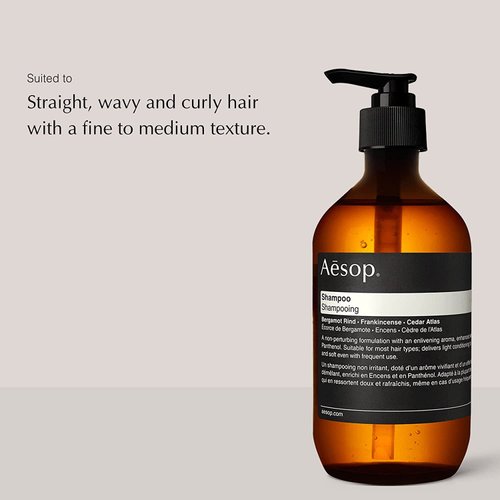 Aesop Shampoo | 500mL/16.9 oz | Paraben, Cruelty-free & Vegan Shampoo For Dry Scalp Treatment