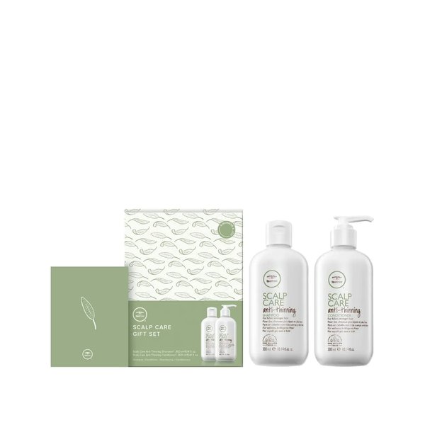 Tea Tree Scalp Care Holiday Gift Set, Shampoo + Conditioner, For Fine + Thinning Hair