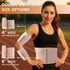 Premium Elastic Bandage Wrap, 6 Pack Reusable 4 Inch With Velcro, Latex-Free Orthopedic Compression Support for Legs/Ankle/Knees/Body/Wrists, First Aid for Lymphedema, Sprain, and Injury Recovery