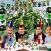 42pcs Hulks Birthday Party Supplies Pack Includes，Banner，Cake Topper，Blackdrop,Balloons for Hulks party Decoration