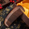 TAN MUJIANG Wooden Hair Comb Anti-static Handmade Apple Lacquer 2-11