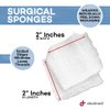Dealmed 2" x 2" All Gauze Surgical Sponges, 8-Ply Sterile Woven Gauze Pad Wound Care for First Aid Kit and Medical Facilities, 2 Sponges/Pouch, 50 Pouches/Box (Pack of 2)