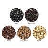 3.0mm 500 Pcs Nano Beads Micro Links Copper Nano Rings Beads Hair Beads for Hair Extensions (Dark Brown)
