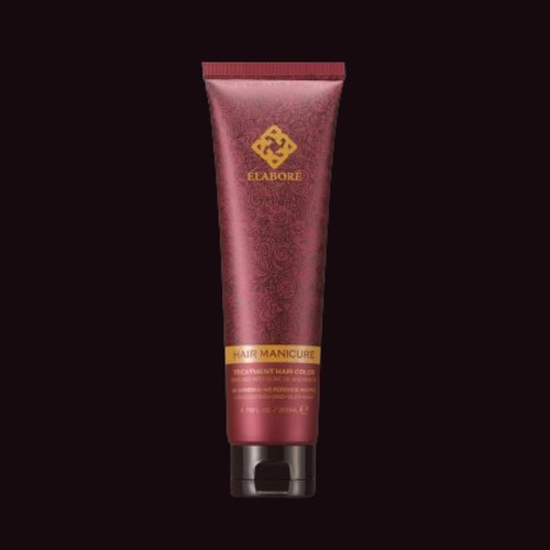 Elabore Hair Manicure Treatment Hair Color, 6.76 fl oz / 200 ml, With Olive Oil and Keratin, No Ammonia, No Peroxide, No PPD (Espresso (Gray cover), 200ml)