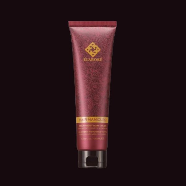 Elabore Hair Manicure Treatment Hair Color, 6.76 fl oz / 200 ml, With Olive Oil and Keratin, No Ammonia, No Peroxide, No PPD (Espresso (Gray cover), 200ml)