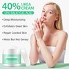 Tiuedu 40% Urea Cream + 2% Salicylic Acid for Dry Cracked, Foot Cream for Dry Cracked Feet Heels Knees Elbows Hands, Hydrating Cream for Dry Skin, Callus Remover,Feet Repair Cream