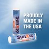 CoreTex Sun X 50 Lip Balm SPF 50 - Pack of 4 Broad Spectrum Sunscreen Lip Balms (Protects Against UVA/UVB Rays) - Water Resistant Up to 80 Minutes and Free of Parabens & Oxybenzone