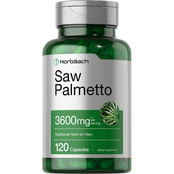 Horbäach Saw Palmetto Extract | 120 Capsules | Non-GMO and Gluten Free Formula | from Saw Palmetto Berries