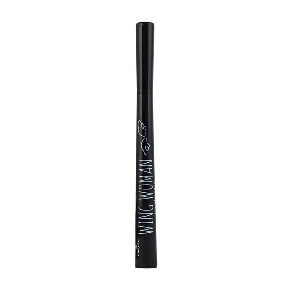 The Beauty Crop Wing Woman Liquid Eyeliner - Smudge-Proof, Long-Lasting, Cruelty-Free, Vegan, Berry Black