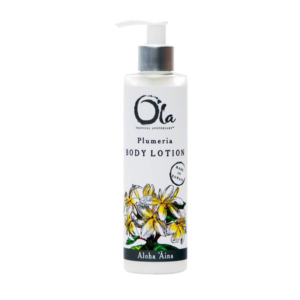 Ola Tropical Apothecary Plumeria Body Lotion with Pure Tropical Oils and Plant Extracts - 8 fl oz