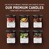 Premium Palo Santo Aromatherapy Candles - 100% Natural Soy Wax for Clean Burning, Relaxing & Purifying Scent, Hand-Poured, Eco-Friendly, Perfect for Meditation, Stress Relief & Home Decor - 8 oz