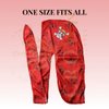 Anime Durag and Silk Bonnet 2pcs Set for Men Women, Silky Design Satin Fabric Comfort Compression, Red Skull