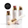 Ogee Sculpted Face Stick (CARNELIAN - SHEER LUMINOUS CORAL) Certified Organic Blush Stick - Multi-Use Cream Blush & Highlighter Stick