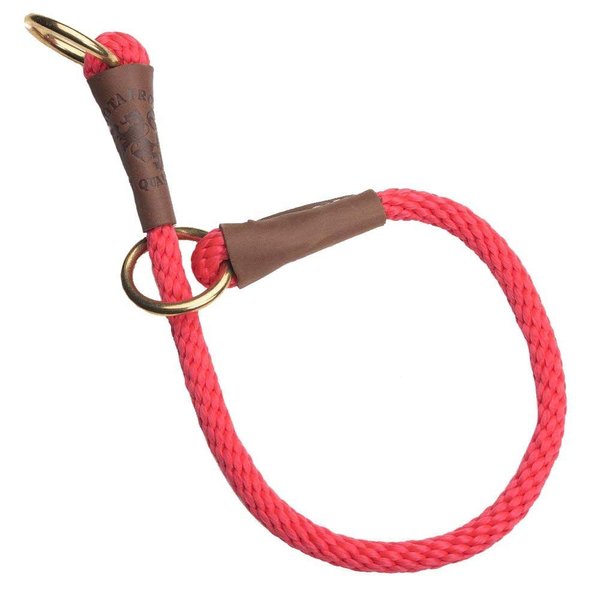 Mendota Pet Command Slip Collar - Dog Training Collar - Made in The USA - Red - 18 in