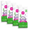 dapple All Purpose Wipes Baby, Hint of Lavender, 30 Count Pouch (Pack of 4) - Plant Based & Hypoallergenic Cleaning Wipes