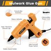 Mulwark Mini Hot Glue Gun Kit Fast Hot Glue Gun With Glue Sticks 30 pcs, Hot Glue Gun Sticks Mini for DIY Projects, 20W Hot Melt Glue Gun for Home Repairs and School Crafts.