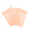 100 Pcs Peach 2x3 Sheer Drawstring Organza Bags Jewelry Pouches Wedding Party Favor Gift Bags Gift Bags Candy Bags [Kyezi Design and Craft]