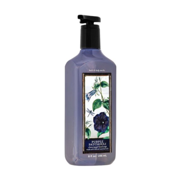 Bath & Body Works Gel Hand Soap, Cleansing Gel, 8 Fl Oz (Purple Patchouli)