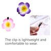 Plumeria Flower Hair, 24PCS Hawaiian Foam Flower Hair Clips, Hawaii Hair Clips for Women, Wedding Party Beach Hair Decorations