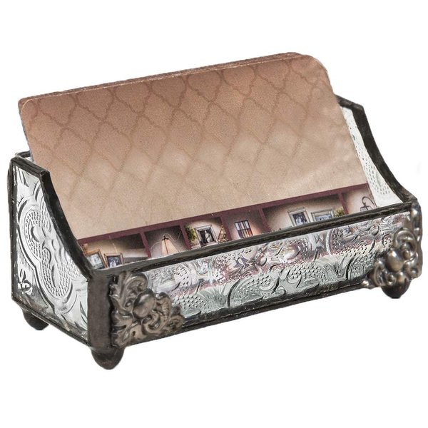 J Devlin CRD 104 Business Card Holder - Elegant Desk Accessory and Executive Gift for Women - Office Decor and Employee Recognition