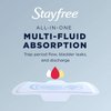 Stayfree Ultra Thin Overnight Pads with Wings, For Women, Reliable Protection and Absorbency of Feminine Moisture, Leaks and Periods, 28 Count