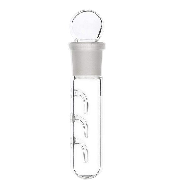 Planaria Trap Catch Trap Leeches Catcher, Aquarium Supplies Clear Glass Planarian Leech Trap Tube Catcher 3 Holes for Cherry Shrimp Crystal Red Shrimp Dwarf Shrimp