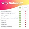 Nutriana Keto Electrolytes Powder No Sugar - Zero Carb & Zero Calorie Electrolyte Drink Mix - Sugar Free Electrolytes for Hydration Powder - Fasting Electrolytes Raspberry Lemonade Flavor