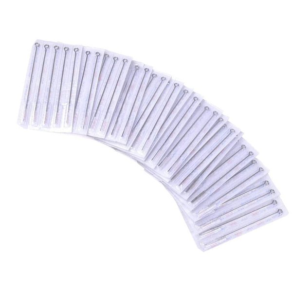 50Pcs Sterile Tattoo Needles 1RL 3RL 5RL 7RL 9RL Stainless Steel Tattoo Needles Disposable Liner Shaders for Stick and Pokes Tattoo Kit
