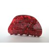 Generic Red colorful glitter marbled hair claw clip