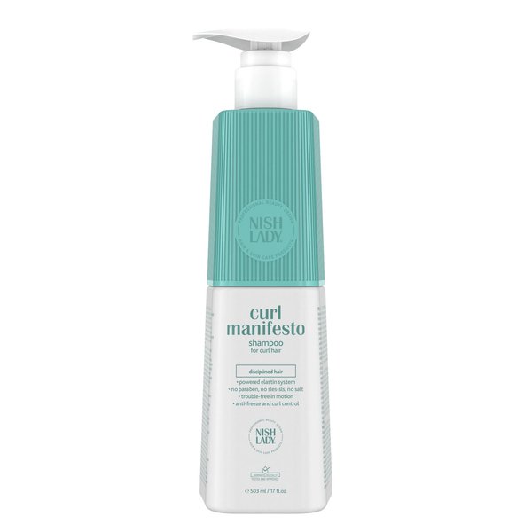 Nishlady Curl Manifesto Clarifying Shampoo for Curly Hair (Shampoo 17 Fl Oz (Pack of 1))