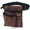JOINDO Tool Pouch Belt, Utility Belt Bag with 5 Pockets, Tool Apron Pouch, Garden Tool belt for Men Women Carpenters Electricians Mechanics