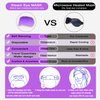 Sleep Mask,Steam Eye Mask for Travel Essentials, Warm Compress for Eyes,Heated Eye Masks for Dark Circles and Puffiness & Soothe Tired Eyes, Self Care SPA Relaxation Gifts for Women Lavender 20 Pc