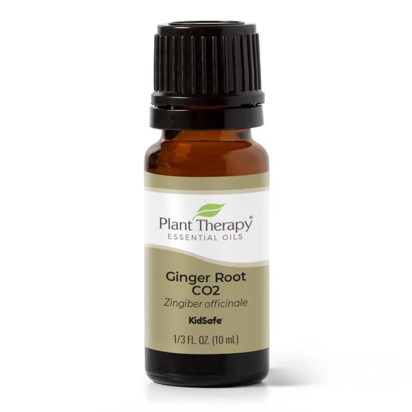 Plant Therapy Ginger Root CO2 Essential Oil 100% Pure, Undiluted, Natural Aromatherapy, Ginger Oil for Diffuser, Skin & Massage and Hair, Therapeutic Grade 10 mL (1/3 oz)