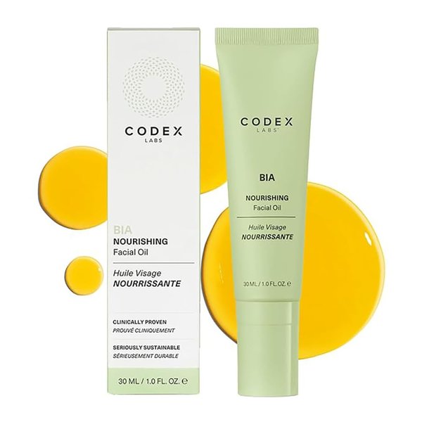 Codex Labs Bia Nourishing Face Oil - Hydration, Moisturizing & Smoothing - For Dry Skin, Sensitive Skin, All Skin Types - With Omega-3, Rosehip Oil, Vitamin E - Cruelty-Free, Vegan Skincare (30ml)