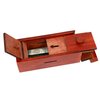 ATDAWN Puzzle Gift Case Box, Secret Puzzle Box with Hidden Compartments, Wooden Money and Gift Card Holder Box, Challenge Puzzles Brain Teasers Game
