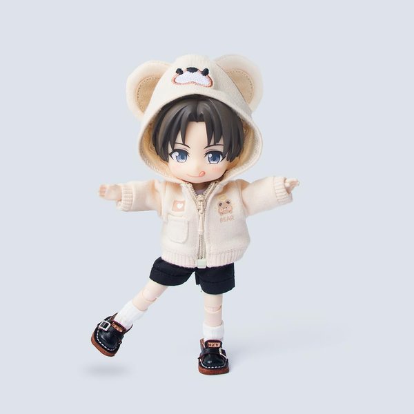 XiDonDon Cute Animal Coat Doll Clothes for OB11,Molly, GSC,1/12 BJD Doll Accessories Toys Dolls Clothing (Light Khaki)