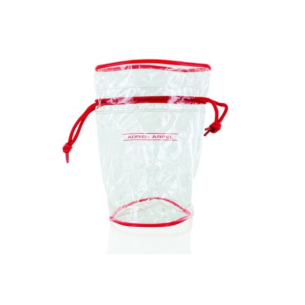 Adrien Arpel ADRIBAG Red & Clear Bag