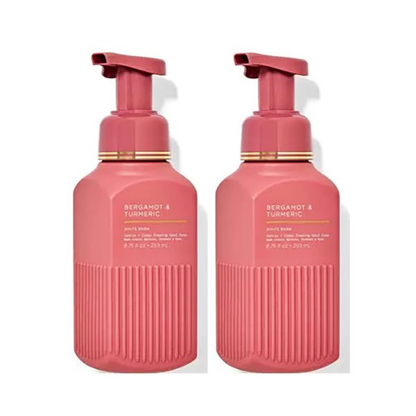 Bath and Body Works Gentle & Clean Foaming Hand Soap 8.75 Ounce 2-Pack (Bergamot & Turmeric)