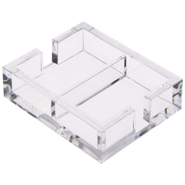 Caspari Acrylic Bridge Playing Card Decks Holder, Clear, 1 Count