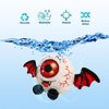yohica Christmas Halloween Eyeball Plush Toy,9" Christmas Scary Eyeball Stuffed Animals with Bat Wings,Eyeball Plushies Gift for Kids Christmas Party Decoration