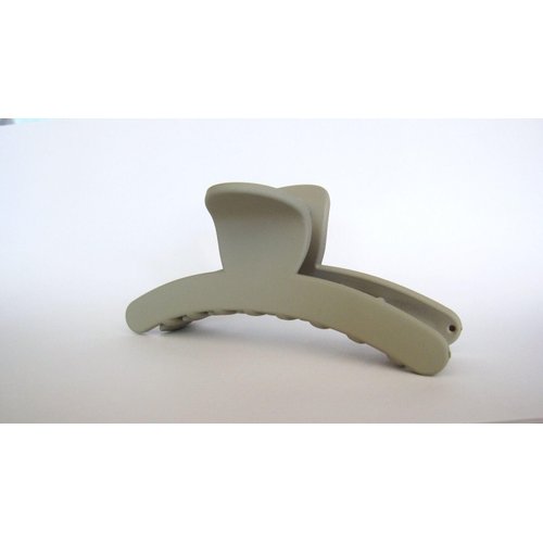 Generic Long matte tan beige neutral hair claw clip for long hair