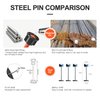 Replacement Steel Needles for Tile Leveling System, 360pcs 1/16" Leveler Reusable Spare Steel Pin Tiling Construction Tools 1.5mm for Wall Floor