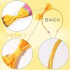 Doneace Back To School Headband Cute Yellow Pencil Headband for Girls School Bow Hair Band Teacher Hair Hoop Back To School Outfits Hair Accessories for School First Day Gift 1Pcs(Style 1)