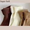 Crew Socks for Women Scrunch Cute Aesthetic Socks Clean Girl Aesthetic Clothes Long Socks Vanilla Girl Cozy X9-Hun81-M