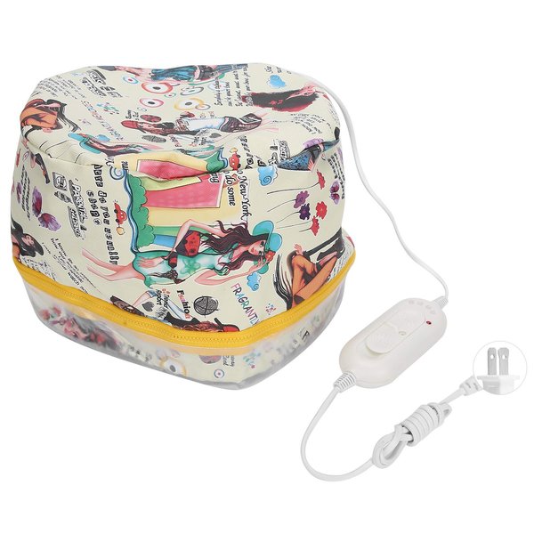 fuwinkr Heating Cap Thermal Cap Electric Hair Cap with 3 Mode Temperature Control Deep Conditioning Natural Hair Scalp for Hair Spa Beauty Steamer (#2)