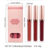 AMY'S DIARY 3Pcs Deep Dark Red Purple Plum Matte Liquid Lipstick Sets,Smudge Waterproof 24-hour Matte Lipstick dark Red Matte Lipstick Lip Stain Gloss Long Lasting (D#)
